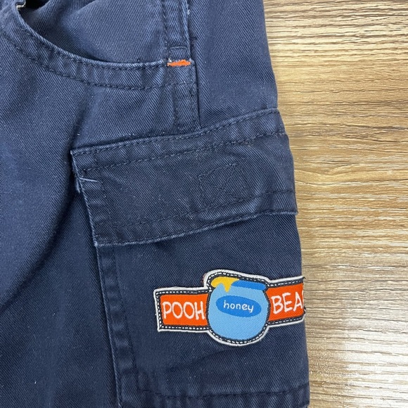 Vintage Disney Winnie the Pooh Overalls RETRO shorts Sz 18M Summer - Picture 3 of 7